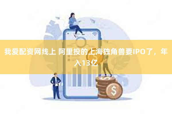 我爱配资网线上 阿里投的上海独角兽要IPO了，年入13亿