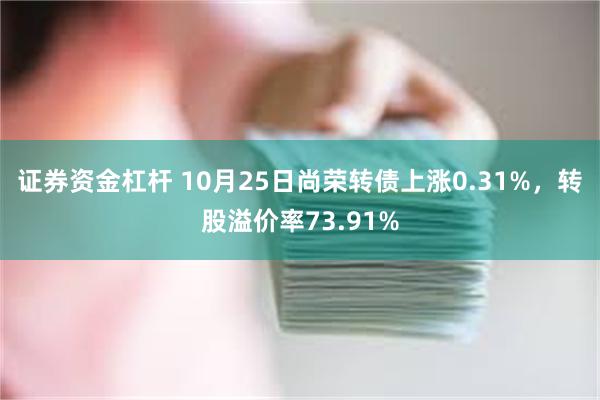 证券资金杠杆 10月25日尚荣转债上涨0.31%，转股溢价率73.91%