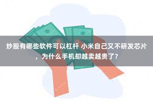 炒股有哪些软件可以杠杆 小米自己又不研发芯片，为什么手机却越卖越贵了？